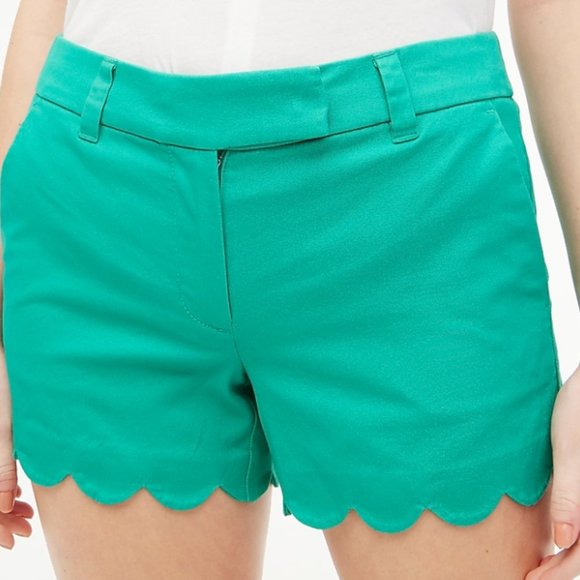 J. Crew Pants - J Crew Factory Green Buttercup Shorts Size 0 NWT